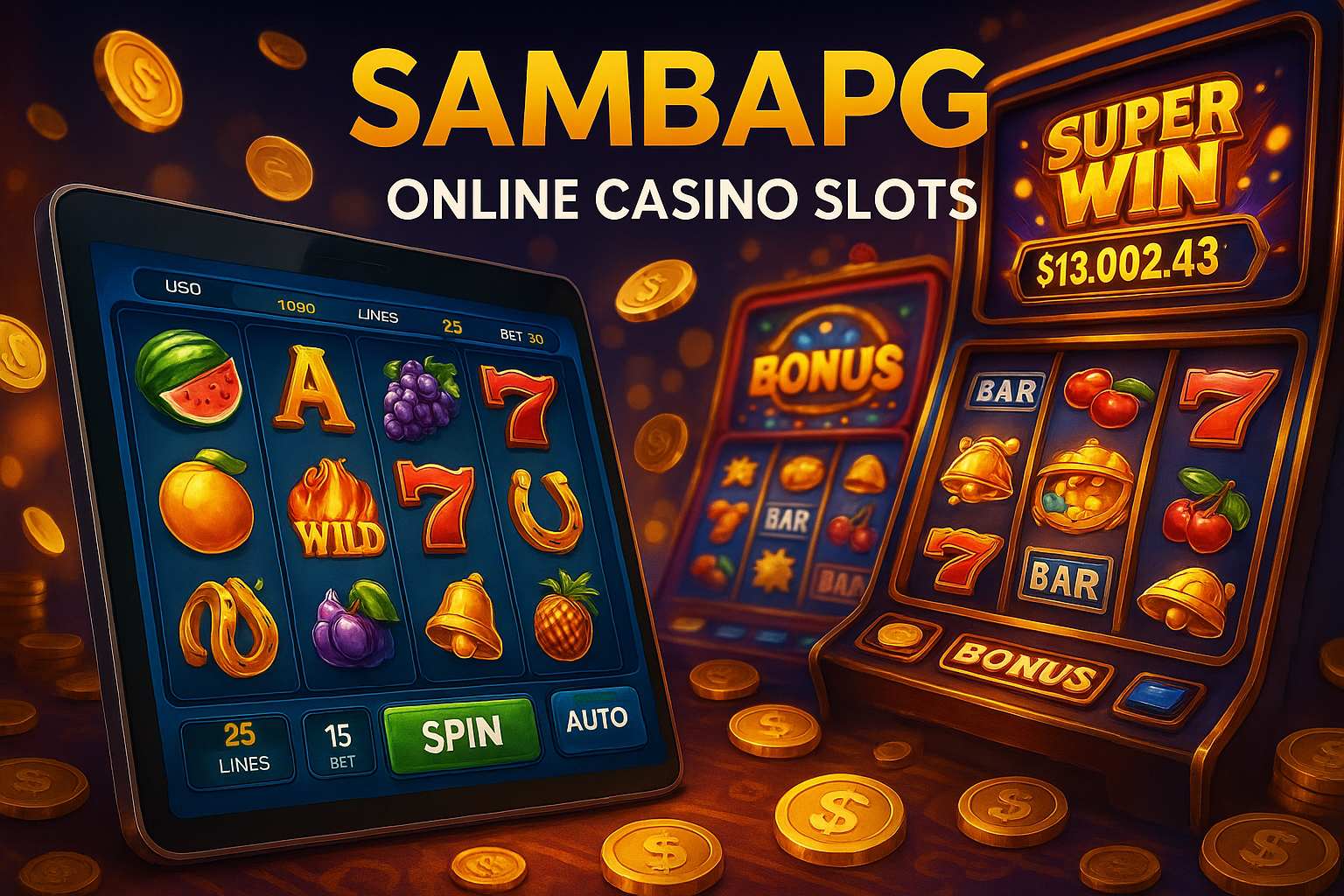 Jogos de Slot no Casino Online SAMBAPG