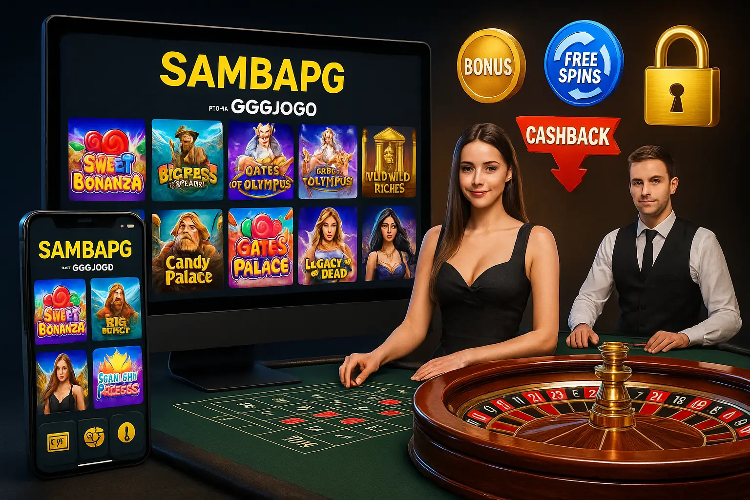 Jogos de cassino online inovadores e emocionantes na SAMBAPG